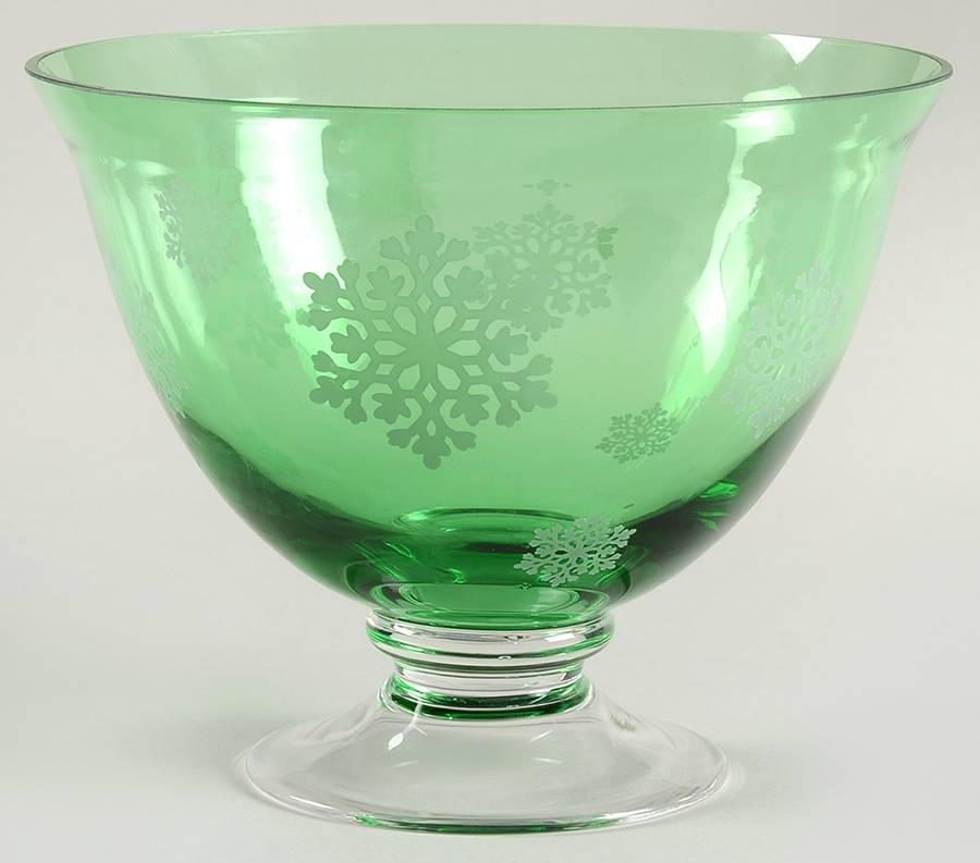 FTY1 7" Footed Bowl by Ftd Crystal-1