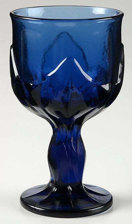 Cabaret Blue (Dusky Blue) Water Goblet by Franciscan-1