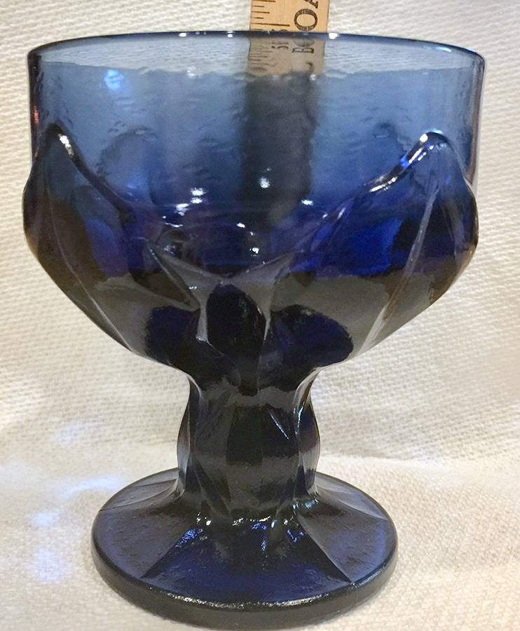 Cabaret Blue (Dusky Blue) Champagne/Tall Sherbet by Franciscan-1
