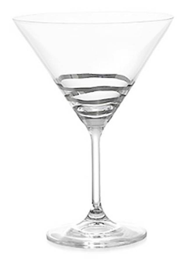 Cocktail Collection (Platinum Decor) Martini Glass by Fitz & Floyd-1