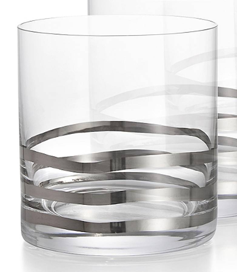 Cocktail Collection (Platinum Decor) Double Old Fashioned by Fitz & Floyd-1