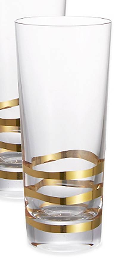 Cocktail Collection (Gold Decor) Shot Glass by Fitz & Floyd-1