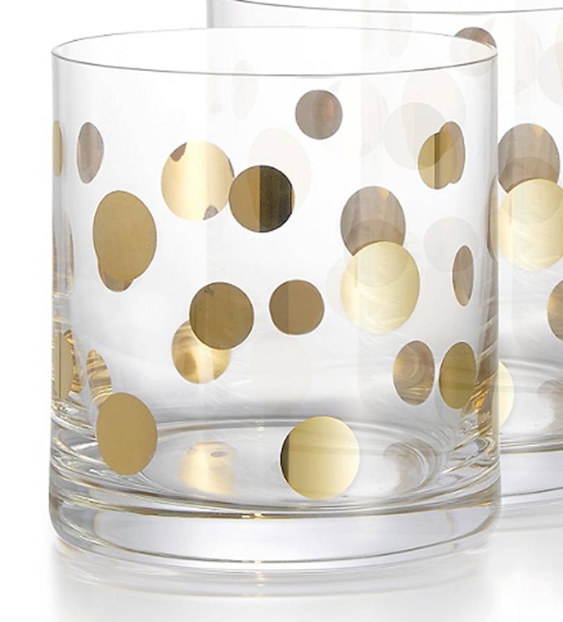 Cocktail Collection (Gold Decor) Double Old Fashioned by Fitz & Floyd-1