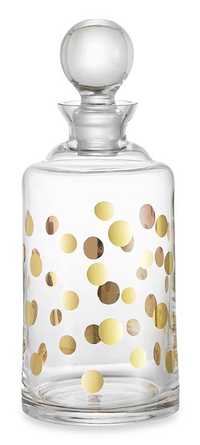 Cocktail Collection (Gold Decor) Decanter & Stopper by Fitz & Floyd-1