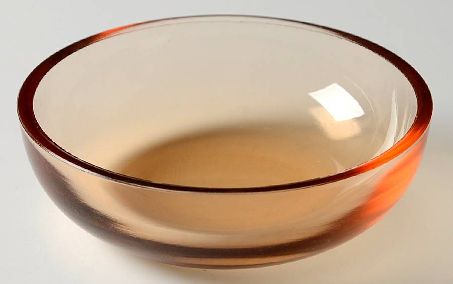 2306 Amber 3" Round Ashtray by Fostoria-1