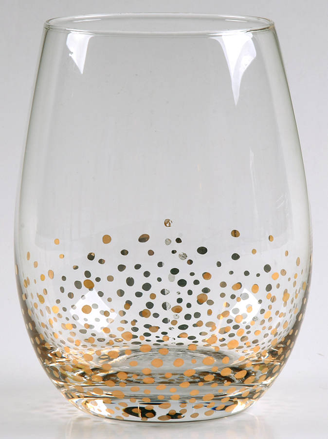 Gold Luster Stemless Wine by Fitz & Floyd-1