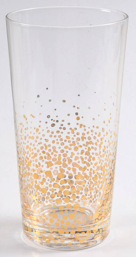 Gold Luster Highball Glass by Fitz & Floyd-1
