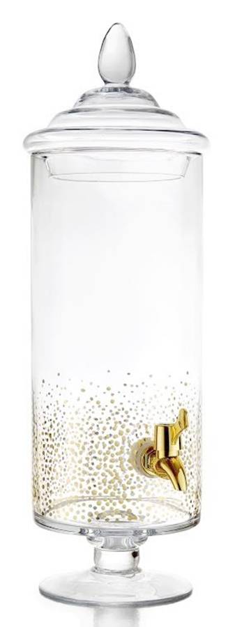 Gold Luster Beverage Dispenser & Lid by Fitz & Floyd-1