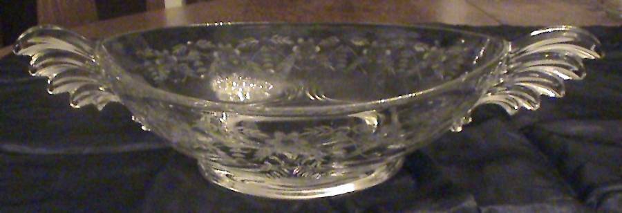 6033-2 10" Handled Bowl (2484 Shaoe) by Fostoria-1