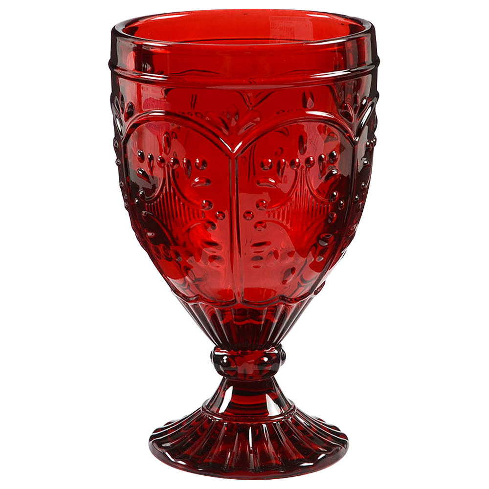 Trestle Red Water Goblet by Fitz & Floyd-1