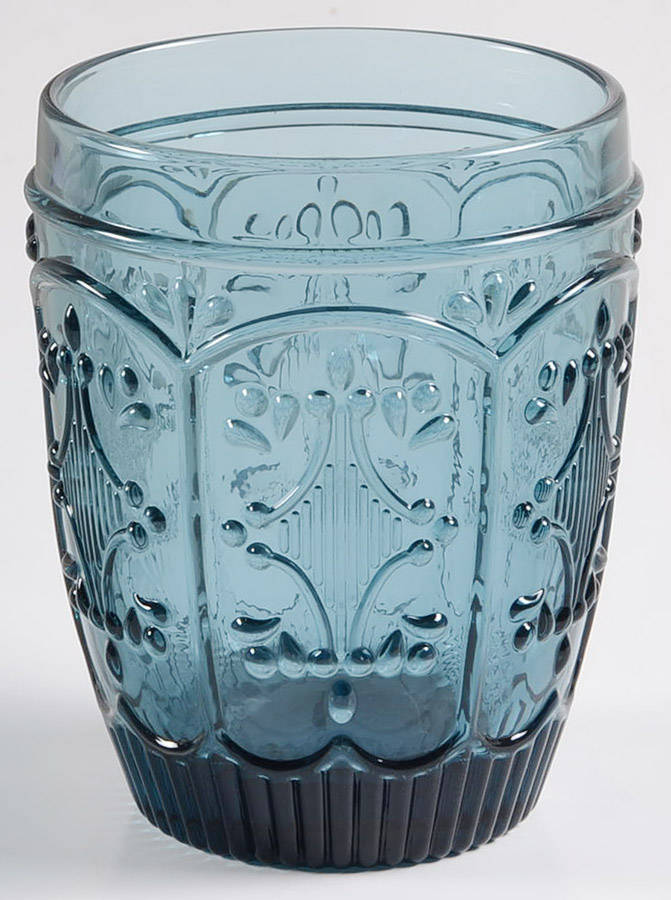 Trestle Indigo Double Old Fashioned by Fitz & Floyd-1