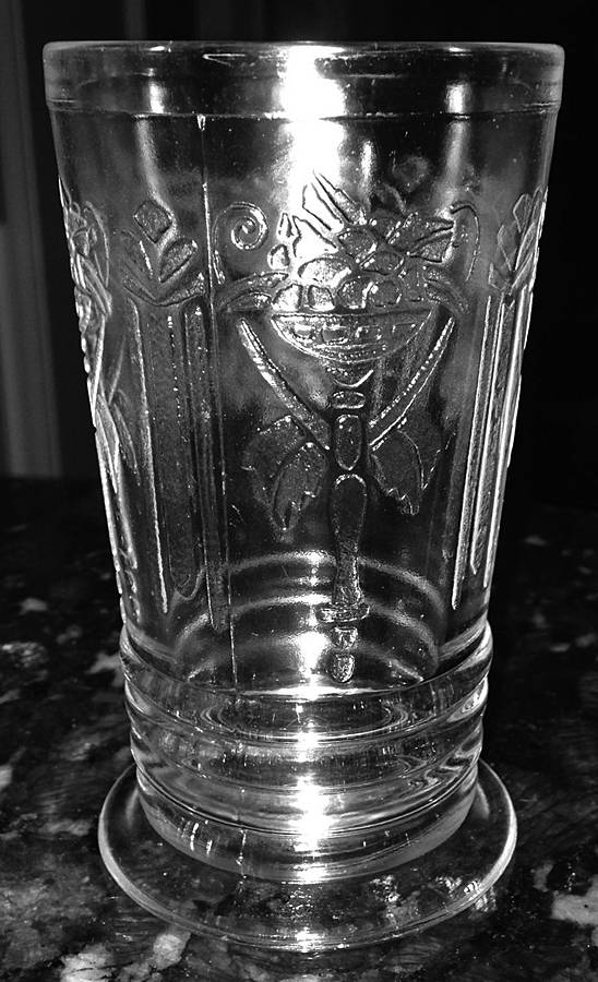 Indian-Clear Flat Tumbler by Federal Glass -1