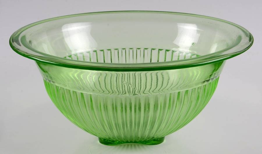 FEG19 Green 10" Mixing Bowl by Federal Glass -1
