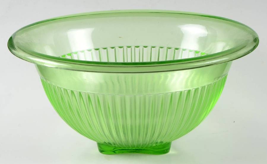FEG19 Green 9" Mixing Bowl by Federal Glass -1