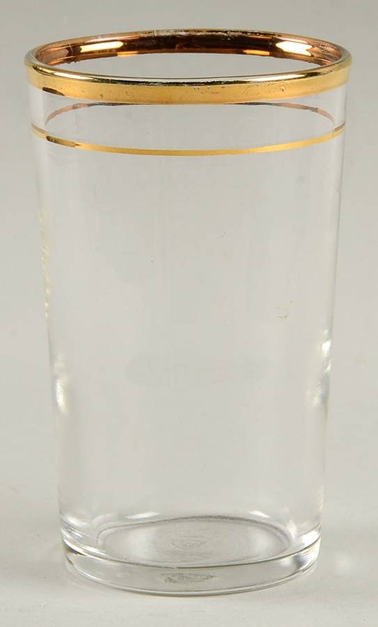 Gold Band Juice Glass by Federal Glass -1