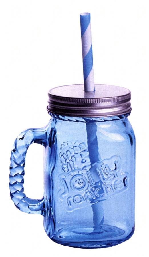 Jolly Jars Mug & Lid with Straw by Fitz & Floyd-1