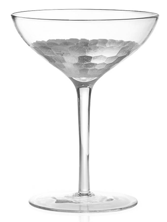 Daphne Silver Champagne/Tall Sherbet by Fitz & Floyd-1
