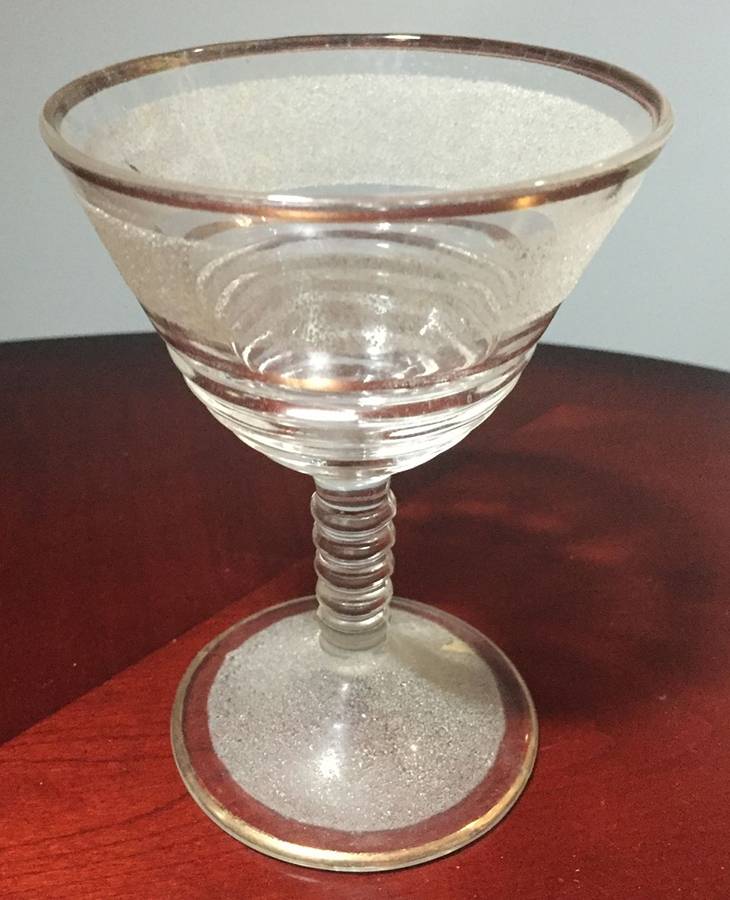 145R-12 Platinum Champagne/Tall Sherbet by Federal Glass -1