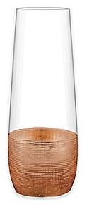 Linen Copper Stemless Fluted Champagne by Fitz & Floyd-1
