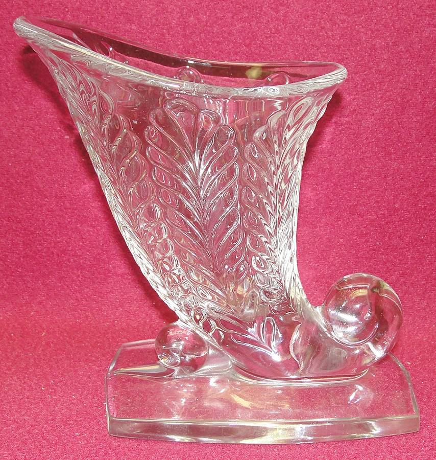 2579 Clear Cornucopia Vase by Fostoria-1
