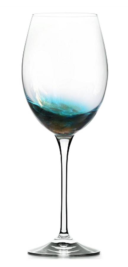 Ocean Blue Water Goblet by Fitz & Floyd-1