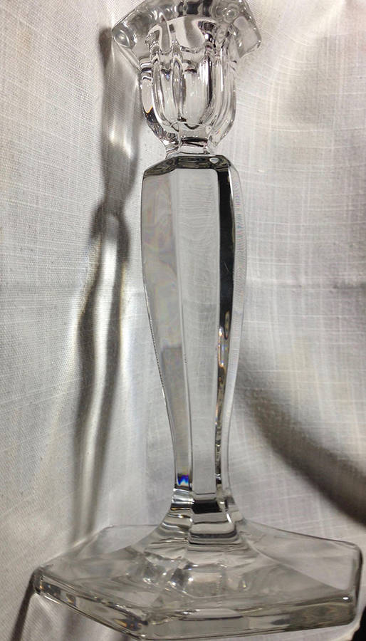 1485 Clear 8" Single Light Candlestick by Fostoria-1