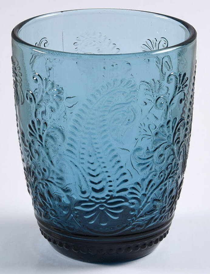 Maddi Blue Double Old Fashioned by Fitz and Floyd-1