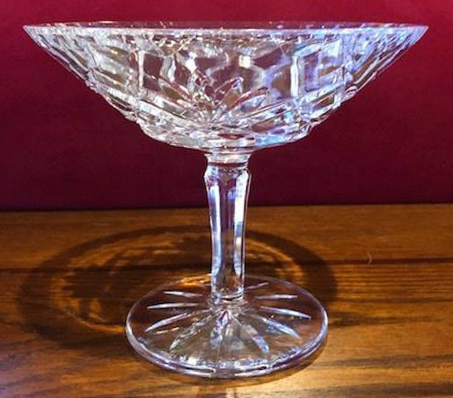 Ashford (Cut Base) Round Compote (Height X Width) by Galway-1