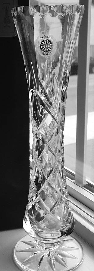 Ashford (Cut Base) 8" Bud Vase by Galway-1