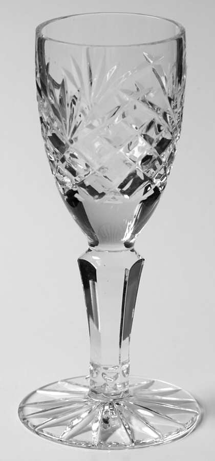 Ashford (Cut Base) Cordial Glass by Galway-1