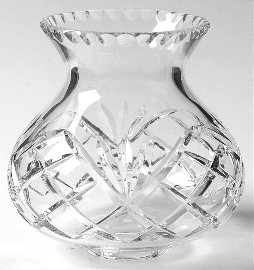 Ashford (Cut Base) Globe for Hurricane Lamp by Galway-1