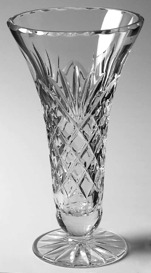 Ashford (Cut Base) Flower Vase by Galway-1