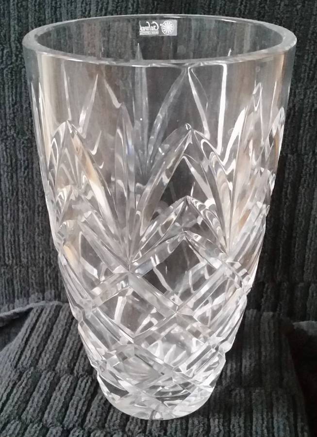 Ashford (Cut Base) 10" Flower Vase by Galway-1