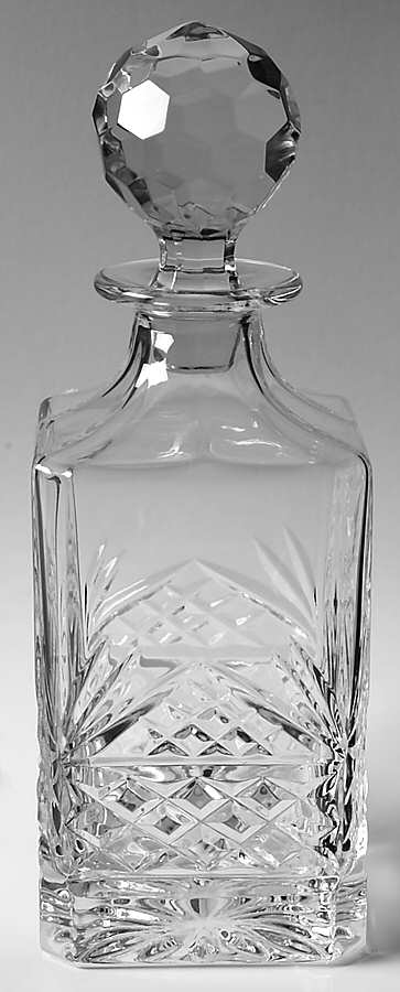 Blarney Square Decanter with Stopper by Galway-1