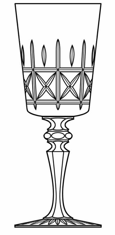 Burren Suite (Newer) Water Goblet by Galway-1