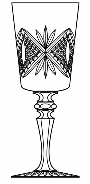 Cashel Water Goblet by Galway-1
