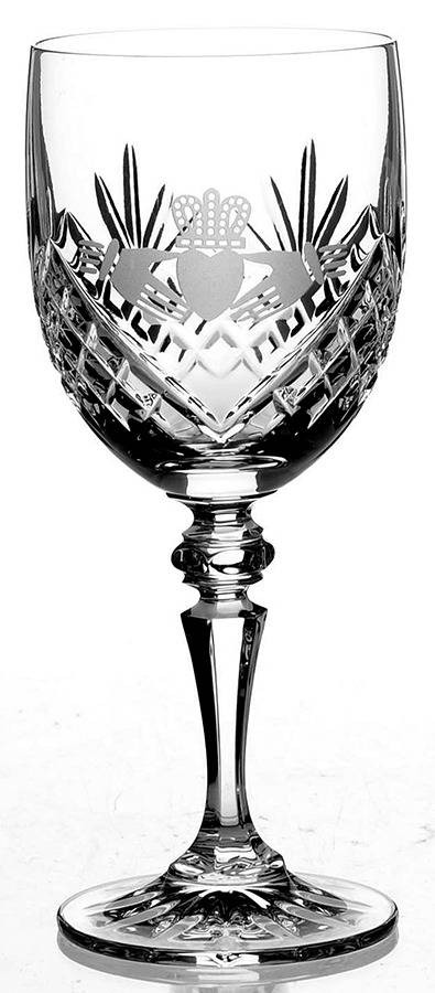 Claddagh (Newer, Round Bowl) Red Wine by Galway-1