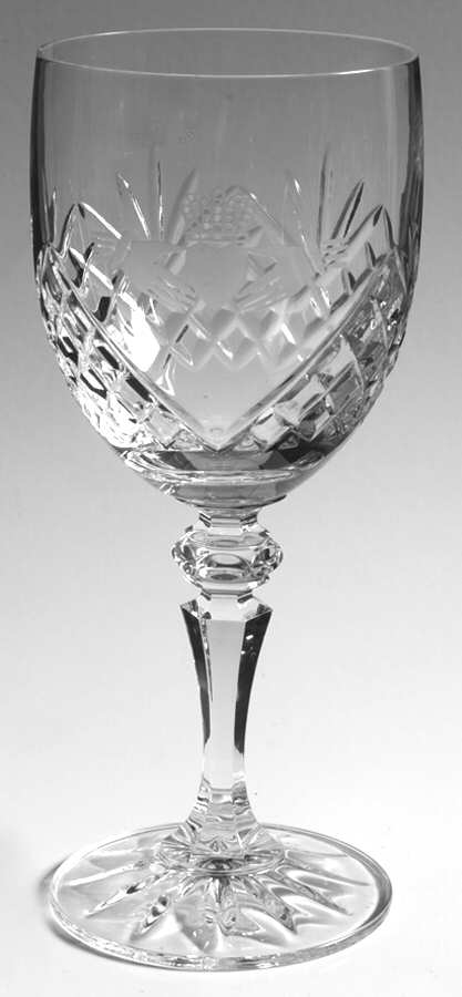 Claddagh (Newer, Round Bowl) Water Goblet by Galway-1