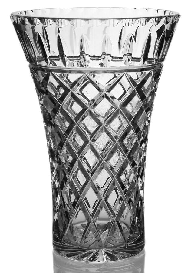 Clifden (Cut, Including Base) 9" Flared Vase by Galway-1