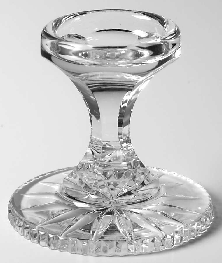 Clifden (Cut, Including Base) Hurricane Lamp, No Globe by Galway-1