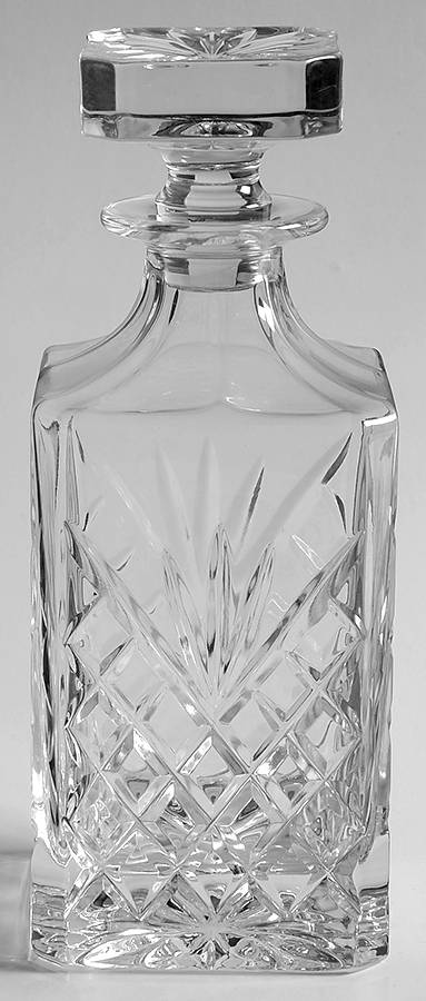 Clifden (Newer) Square Decanter with Stopper by Galway-1