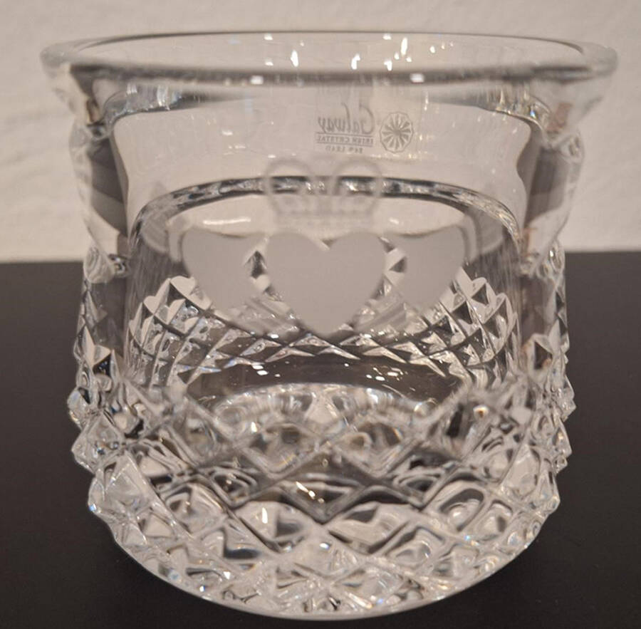 Claddagh Ring (Older, Etched Hands) 2" Votive Candle by Galway-1