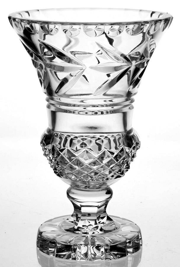 Leah (Newer) 6" Footed Vase by Galway-1