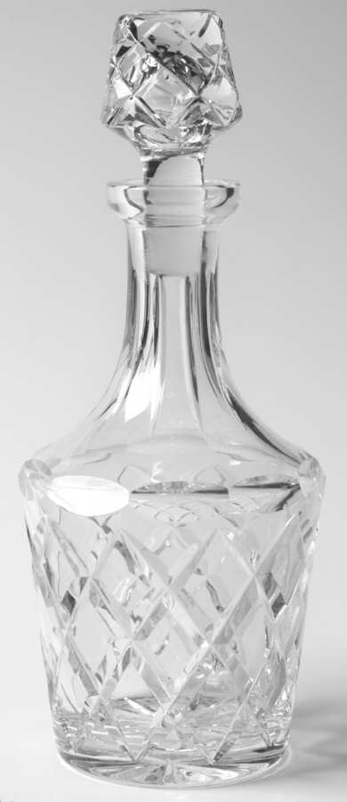 O'Brien (Cut Base) Decanter & Stopper by Galway-1