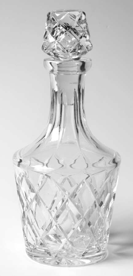 O'Brien (Cut Base) Decanter & Stopper by Galway-1