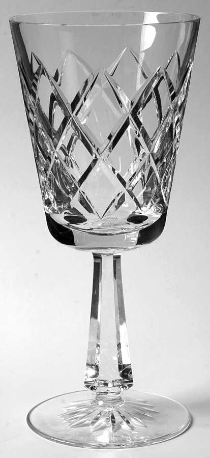 O'Brien (Cut Base) Water Goblet by Galway-1