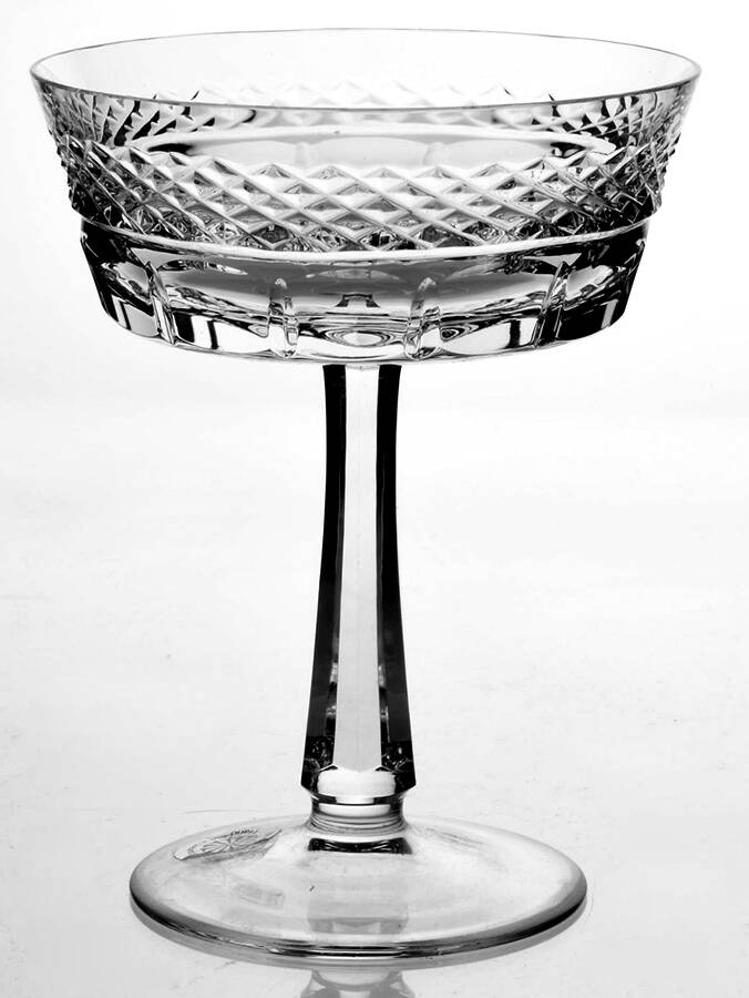 O'Donnell (Cut, Plain Base) Champagne/Tall Sherbet by Galway-1