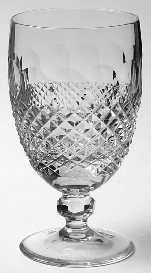 O'Malley(Plain Foot) Water Goblet by Galway-1