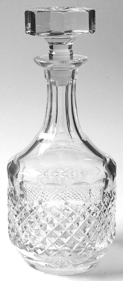 O'Malley(Plain Foot) Decanter & Stopper by Galway-1