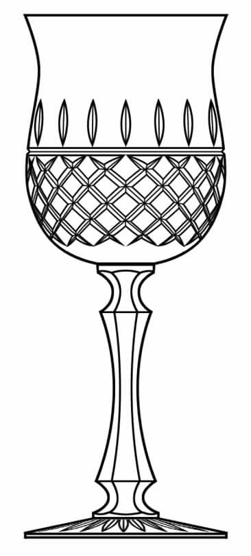 Terese Water Goblet by Galway-1